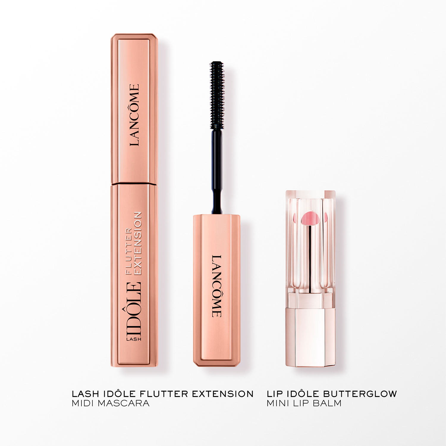 IDOLE FLUTTER MIDI+MINI BUTTERGLOW (SET DE MÁSCARA DE PESTAÑAS)
